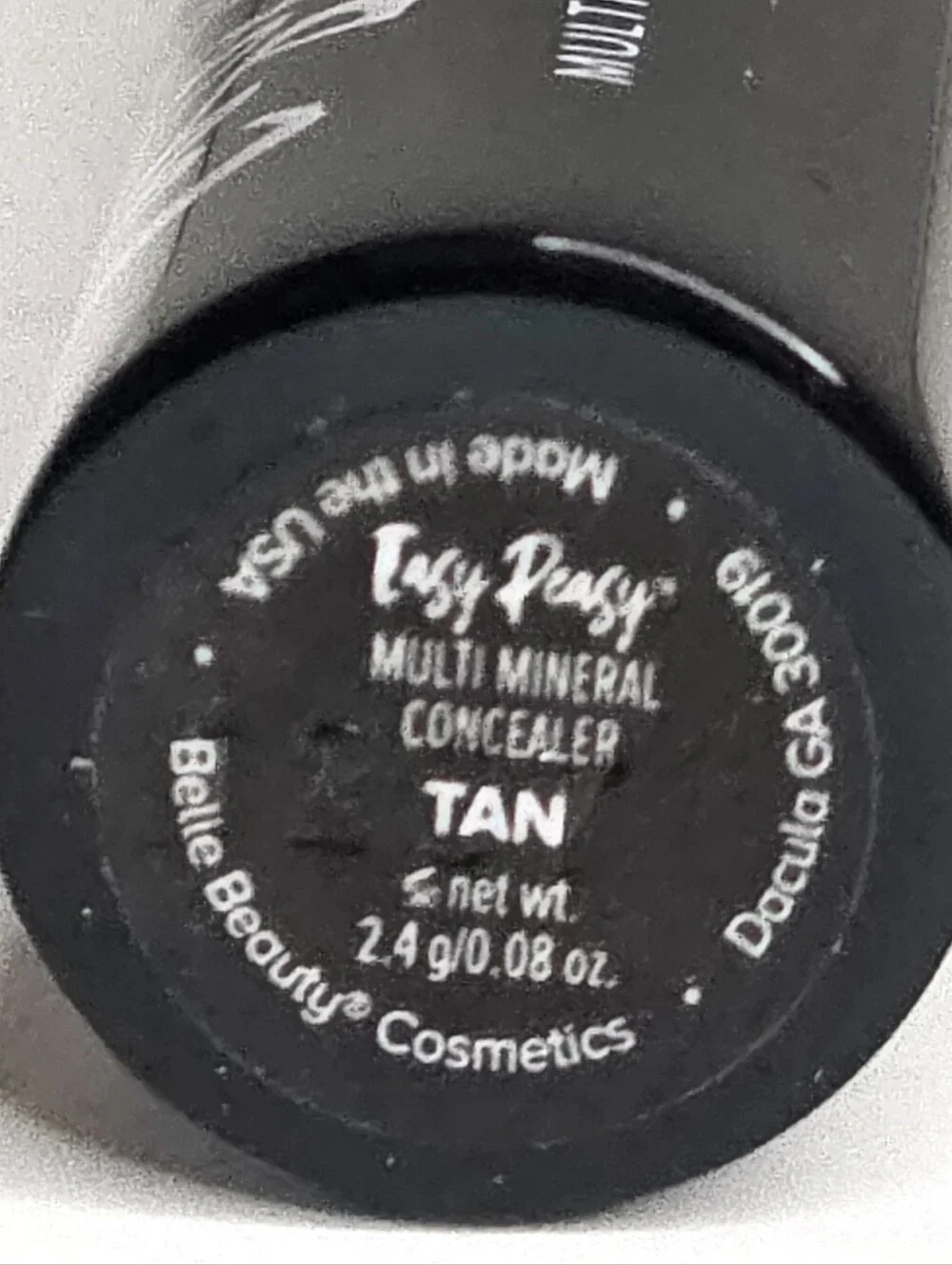 Belle Beauty Makeup By Kim Gravel Easy Peasy Multi-Mineral Concealer Shade Tan